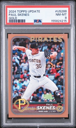Paul Skenes [Gold] #US288 2024 Topps Update card