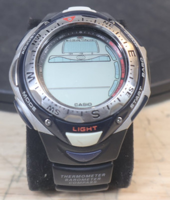 Casio Digital Watch Sea Pathfinder Triple Sensor Moon Baro SPF-40 Module 2273 US
