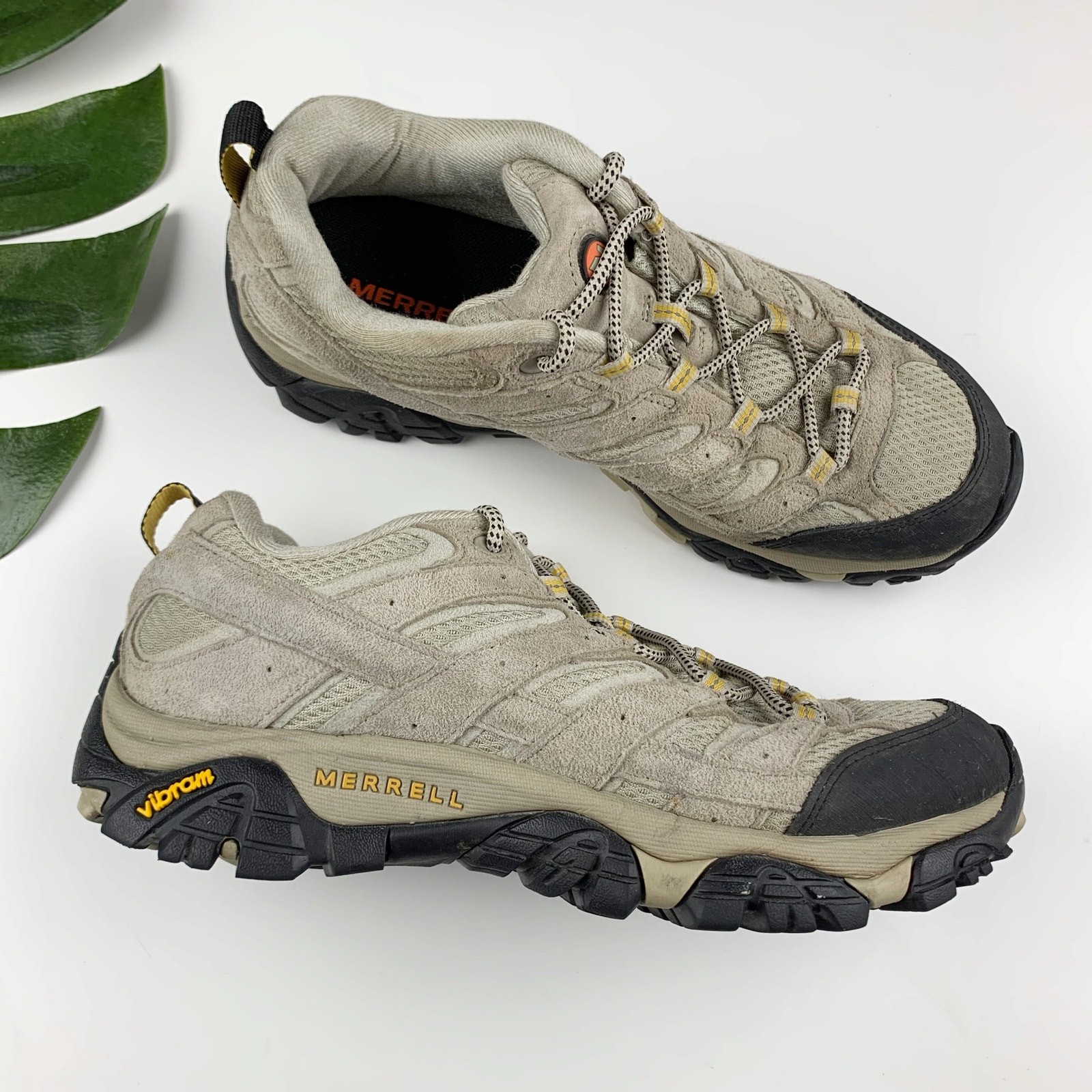 Merrell Moab 3 scarpe da trekking sneakers robuste tortora beige scamosciate donna 9 5