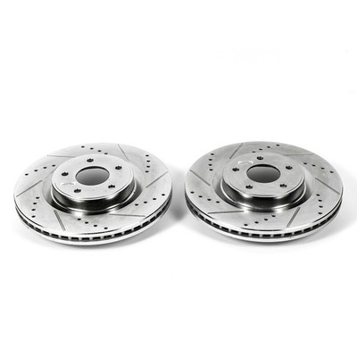 JBR1559XPR Powerstop 2-Wheel Set Brake Discs Front for Nissan Z Murano Q50 Q60