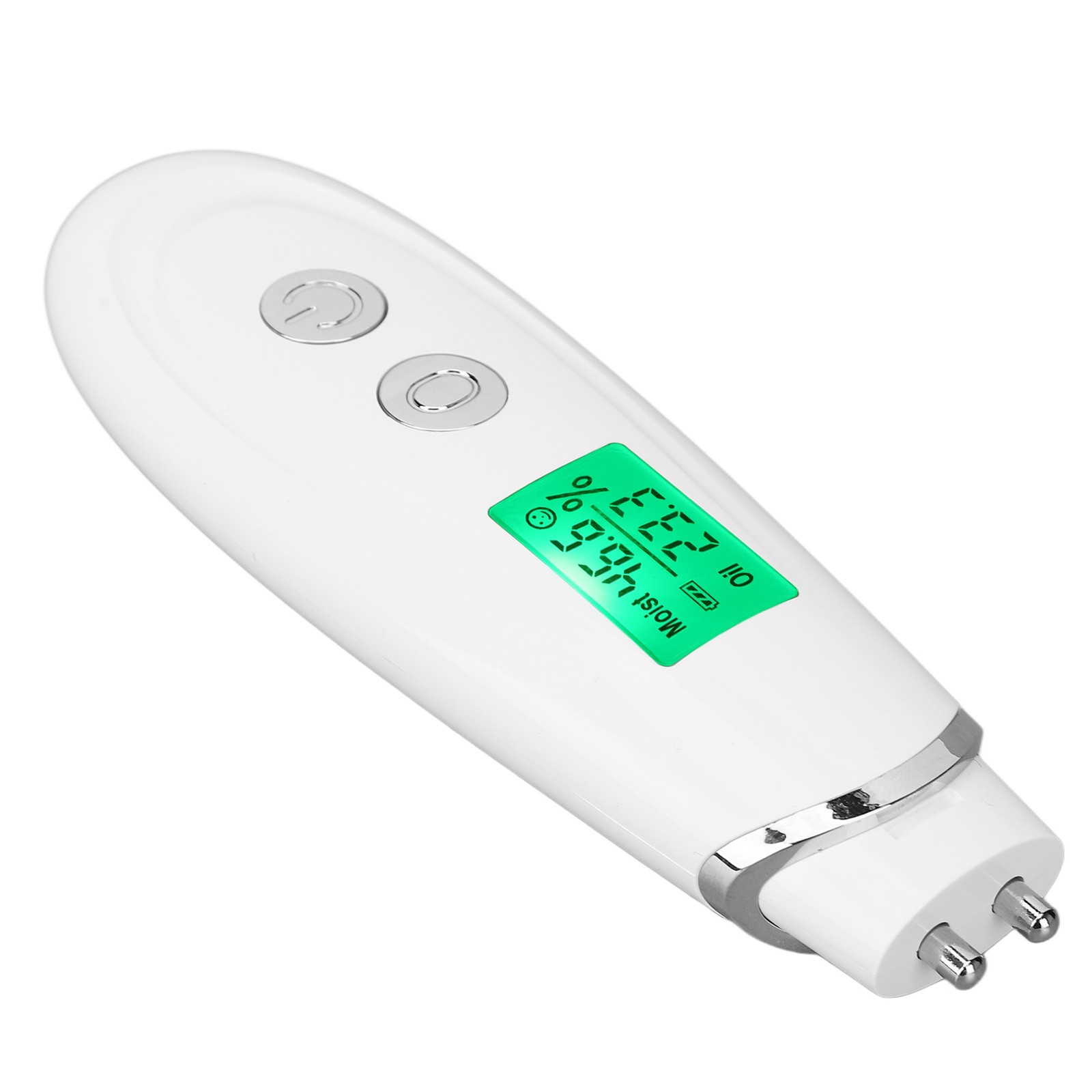 Skin Detector White Facial Moisture Tester Detector Skin Oil Content Moistur BAJ