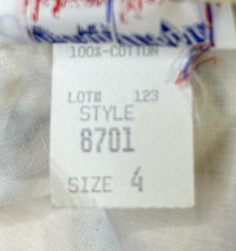VTG Sylvia Whyte Neiman Marcus Girls Dress Size 4 Yellow Floral Lace Ruffle READ - Picture 16 of 19