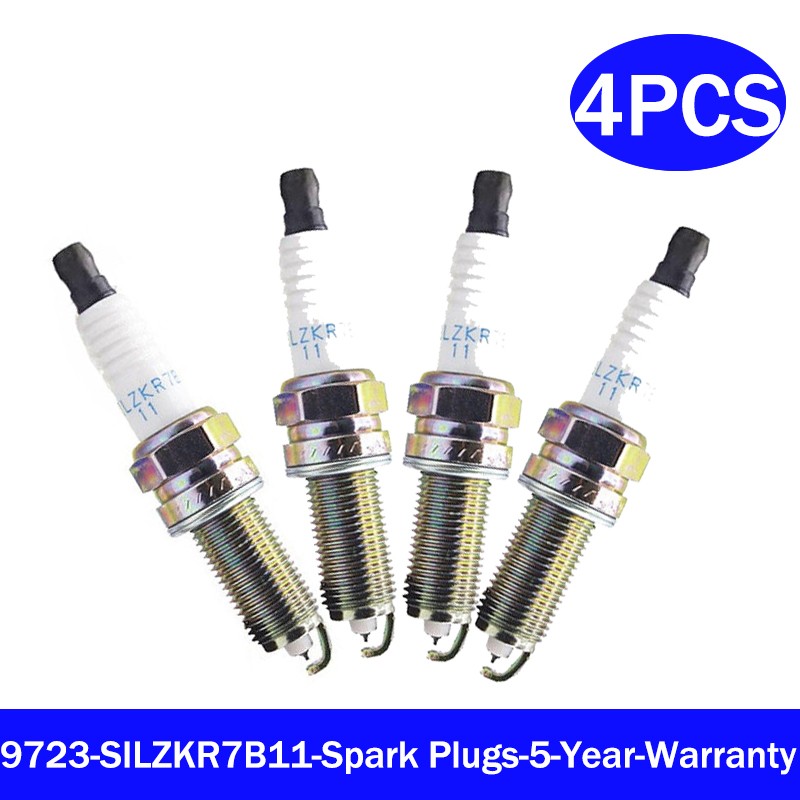 4x SILZKR7B11 18846-11070 Iridium Spark Plug For Hyundai Elantra Santa Fe