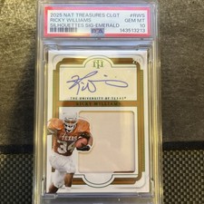 2025 National Treausres Collegiate Ricky Williams Patch Auto /5 PSA 10 Pop 1