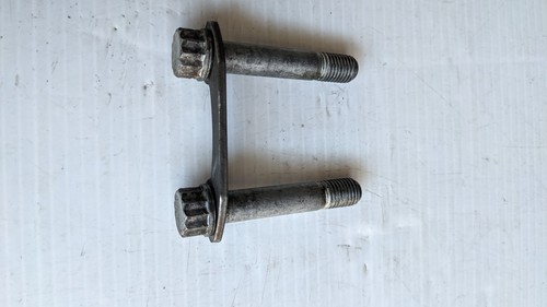 FERRARI 456M PART ONE SET OF 2 REAR AXLE BOLTS AND LOCK 223916 PRE OWNED