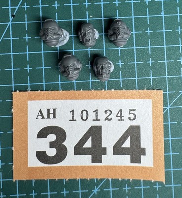 5 Space Marine Helmkopf Primaris Intercessor 40k Bits Heresy Upgrade Sergeant