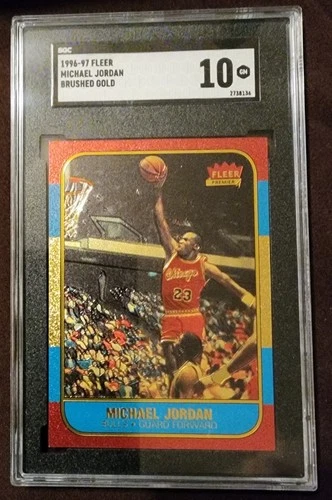 Jordan 1996 Fleer Jordan Gold