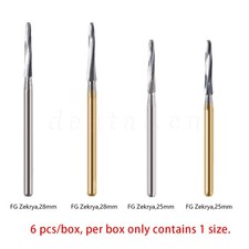 Dental Surgical Zekrya Carbide Tungsten Bone Cutters Finishing FG Bur 25/28mm