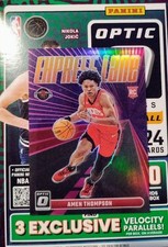 2023-24 Panini Optic Amen Thompson Express Lane Pink RC #d 18/25 Houston Rockets