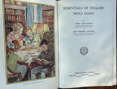 Antique English Grammar School Books 1900–1928 Harvey Tanner Pearson Kirchwey - Picture 13 of 15