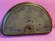 Ruston Hornsby Damper Regulator Brass Plate From Stationary Engine Mounted
