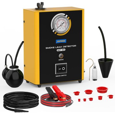 Automotive EVAP Smoke Machine Leak Detector Vacuum Pipe System Tester w/ Bladder