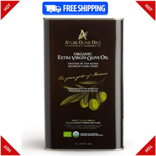 Atlas Organic Extra Virgin Olive Oil 3L, Cold Pressed Moroccan EVOO