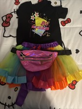 Used Spooktacular 80’s Halloween Costume For Kids Girls Size Meduim Good Shape