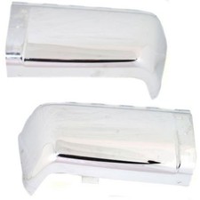 Rear Bumper End Caps Set For 2007-2013 Silverado Sierra Rear Chrome Rear Bumper End Caps Set For 2007-2013 Silverado Sierra Rear Chrome