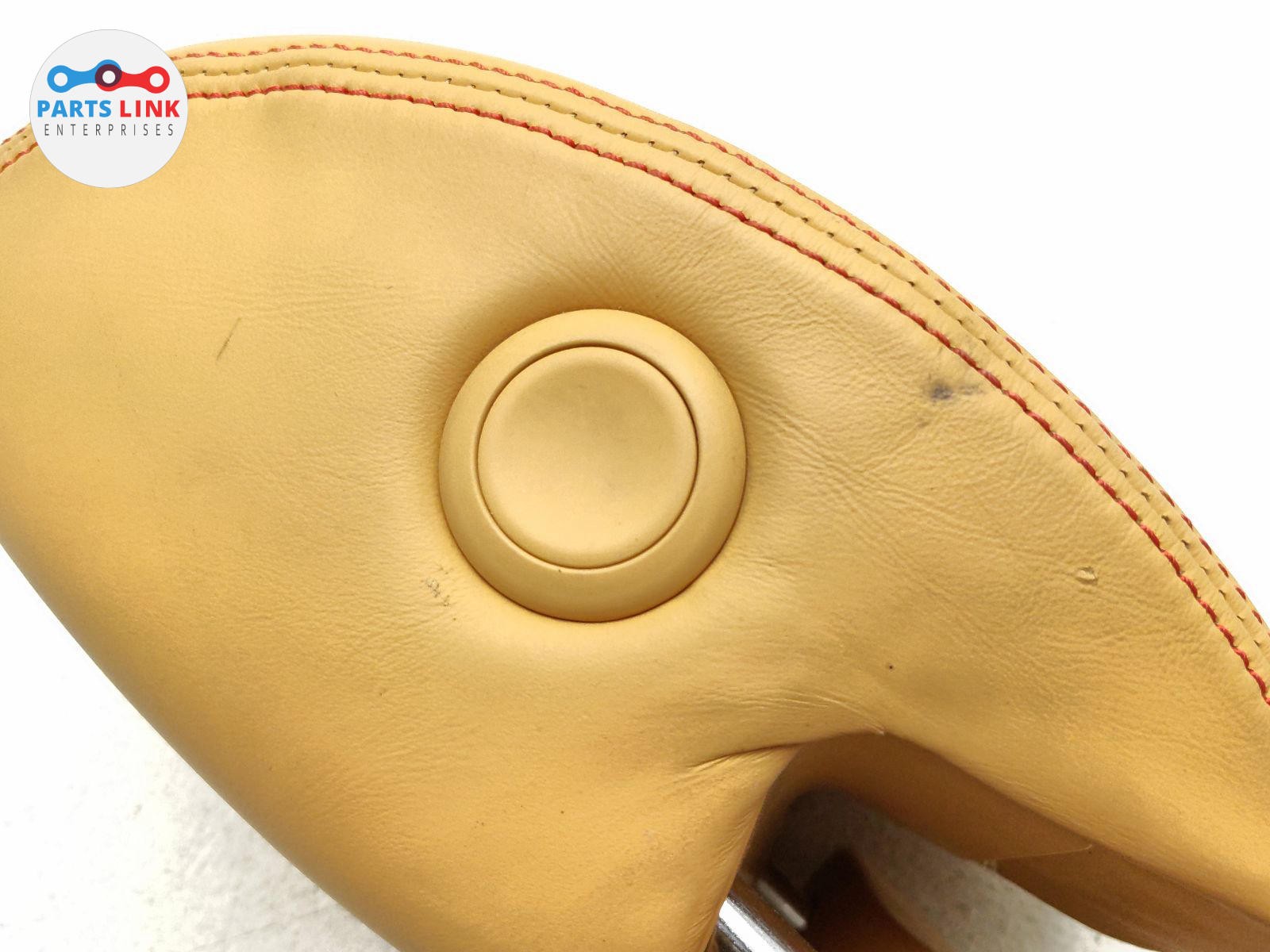 12-14 FERRARI CALIFORNIA FRONT LEFT SEAT HEADREST HEAD REST SUPPORT TAN/RED F149