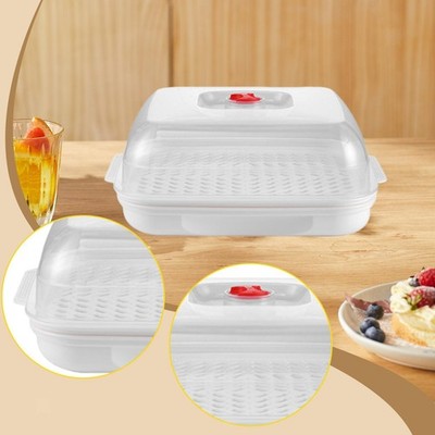 Mikrowelle Dampfgarer Mikrowelle Heizung Schüssel für Fleisch Gemüse Lebensmittel Vorbereitung