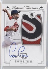 2015 Panini National Treasures 78/99 Edwin Escobar #169 Auto 4a1