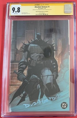 ABSOLUTE BATMAN #1  Third Print CGC 9.8 Signed Scott Snyder & Dragotta Foil Var