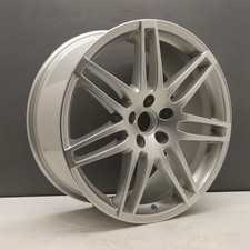 AUDI A6 C6 LE MANS 19" S LINE ALLOY WHEEL RIM OEM SILVER 4F0601025BA GENUINE X1