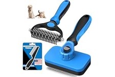 Professional 3PCS Self Cleaning Slicker Brush Pet Grooming Rake Flea Comb fo