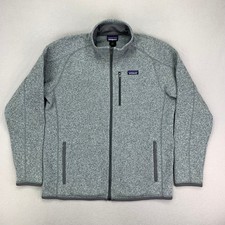 Patagonia Better Sweater Fleece Jacket Mens XL Grey Full-Zip Hiking Lightweight