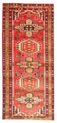 Traditional Vintage Hand-Knotted Area Rug 2'11'' x 6'11'' Oriental Wool Carpet