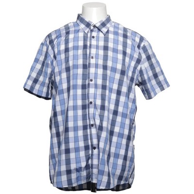SRM'S, Kurzarmhemd, Größe: XXXL, Blau/Weiß/Grau, Baumwolle/Polyester, Karo #eqb