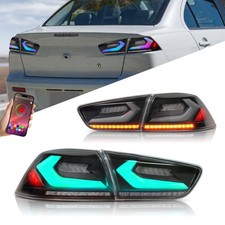 Rgb Tail Lights For Mitsubishi Lancerevo X 2008-2020animation Rear Lamppair
