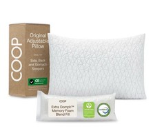Coop Home Goods Original Adjustable Pillow, Queen Size Bed Pillows for Sleeping,