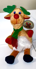 Silly Goofy Rudolph the Red Nosed Reindeer plush 13" CHRISTMAS