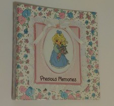 Vintage Precious Moments 3 Ring Scrapbook Memory Photo Binder For 8.5x11 Pages