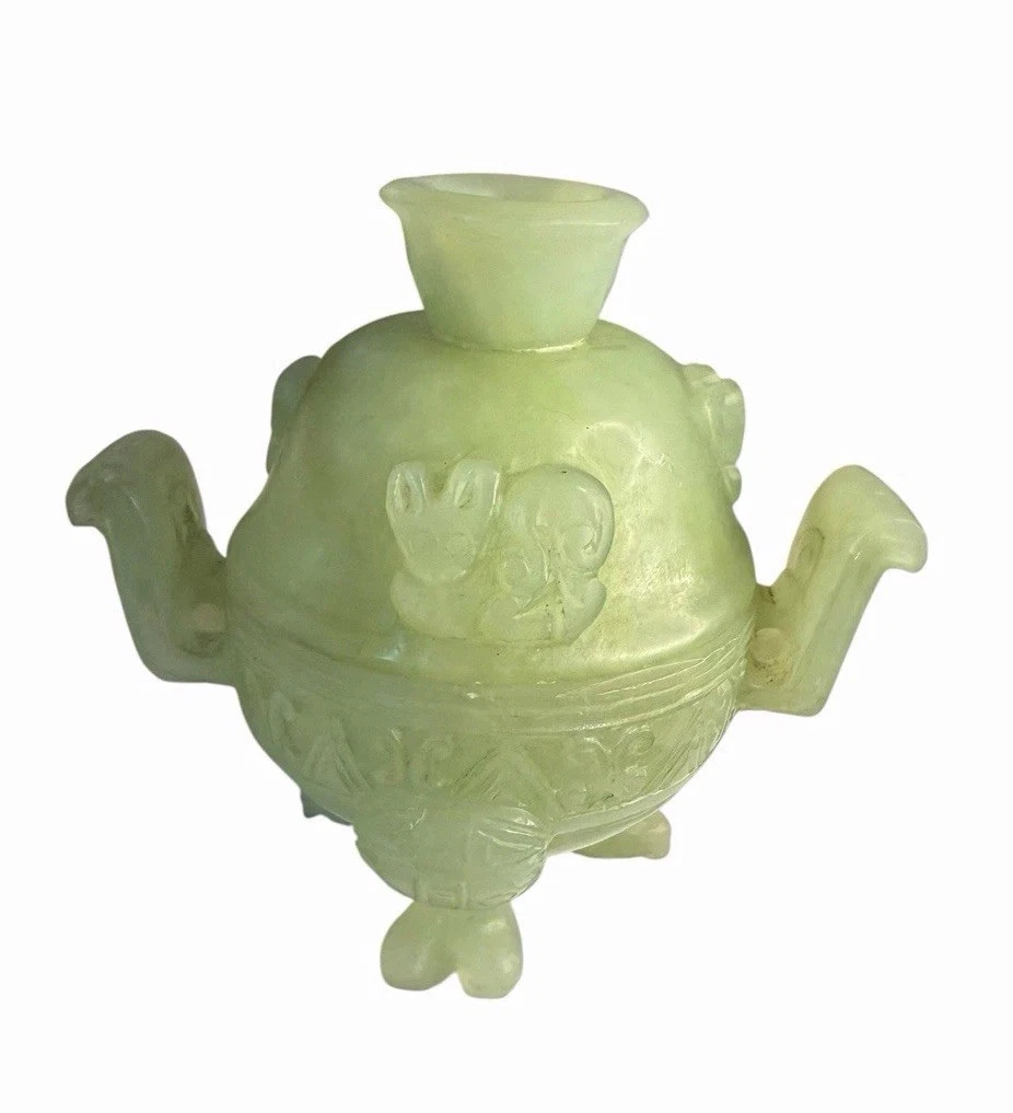 古董原始玉石古董中国香炉| eBay