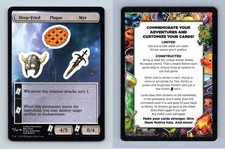 Deep-Fried, Plague, Myr #14/48 MTG Unfinity 2022 Stickers TCG Card