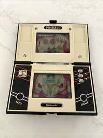 Nintendo Game & Watch Pinball PB-59 Muti Screen 1983 Tested Working EUC Japan