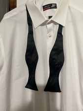 Black Silk Self Tie Bow Tie