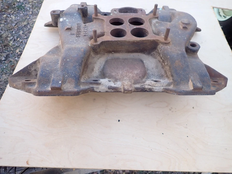 Dodge Coronet Plymouth Fury 383 1959 1960 4 bbl. Colector de admisión OEM 1851898 Foto 4 de 4