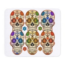 CafePress Happy Skulls Non-slip Rubber Mousepad, Gaming Mouse Pad 90435800