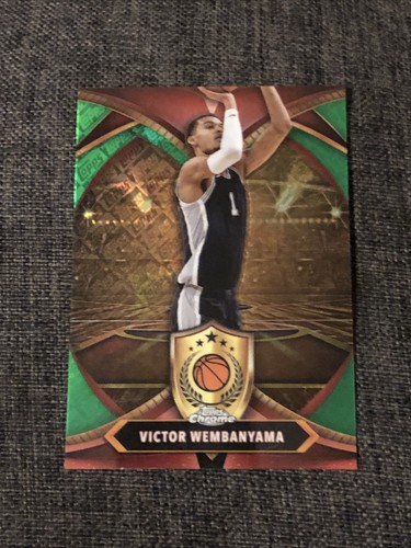 2024/25 Topps Chrome Ball of Duty Green Refractor Victor Wembanyama