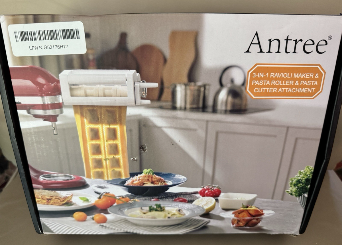ANTREE in Pasta Attachment Ravioli Attachment for KitchenAid