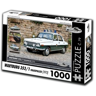 RETRO-AUTA Puzzle Nr. 79 Wartburg 353,1 Volkspolizei (1973) 1000 Teile