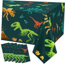 Pieces Dinosaur Plastic Party Tablecloth Dinosaur Birthday Table Cover 6