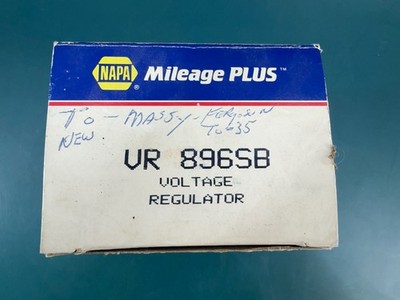 Napa Mileage Plus VR896SB VR896 Voltage Regulator NOS Massey Ferguson Cub Cadet