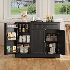Kitchen Sideboard Buffet Cabinet with Storage Small Coffee Bar Cabinet with