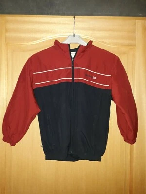 Veste de survêtement Reebok taille 10 ans rouge et bleu - Photo 1/2