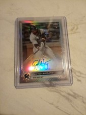 2022 Topps Chrome Payton Henry #/499 Auto Rc