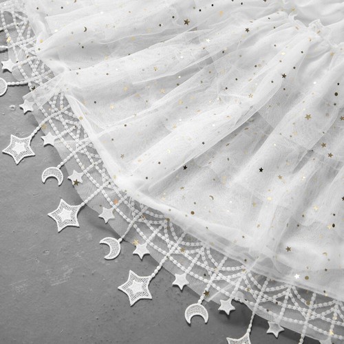 Lolita Girls Crinoline Petticoat Lace Ruffle Tutu Skirt Underskirt Wedding Party - Picture 12 of 14