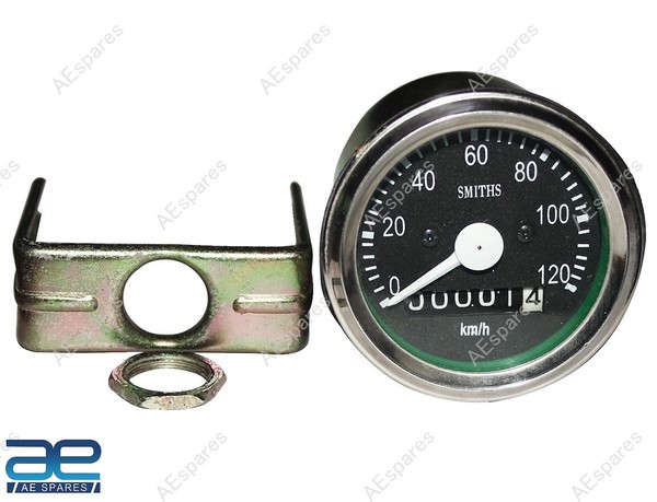 Smiths Kopie 120 Km/H Tachometer Schwarz FüR BSA Royal Enfield Motorrad S2U-image