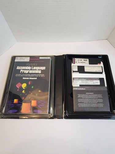 Apple Vintage 1984-Assembly Language Programming-Malcom Whapshott-W/Case & Disc - Picture 7 of 22