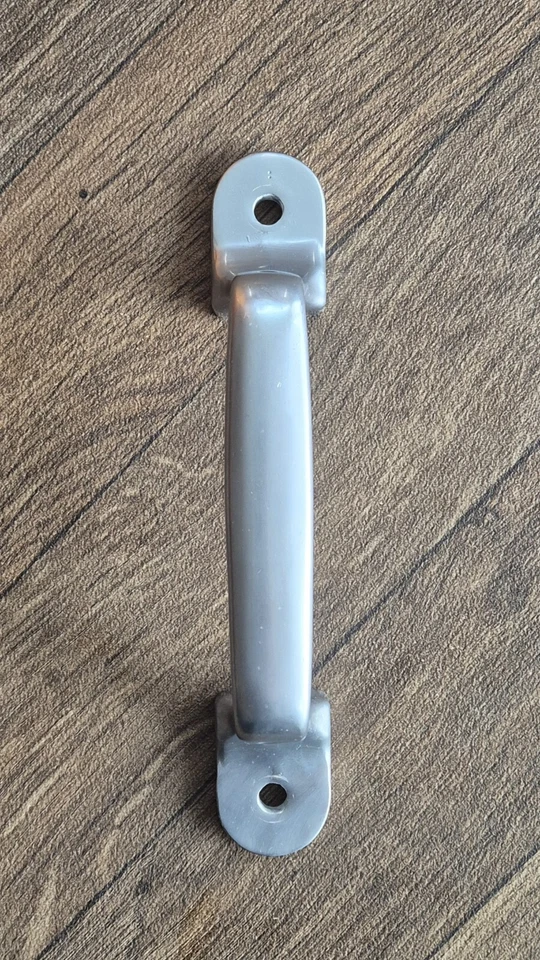 Single Vintage Chrome Door Pull (Reclaimed, Salvage) - Image 2 of 3
